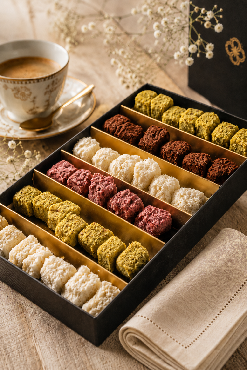Caixa c/ trufas de chocolate - 300 g