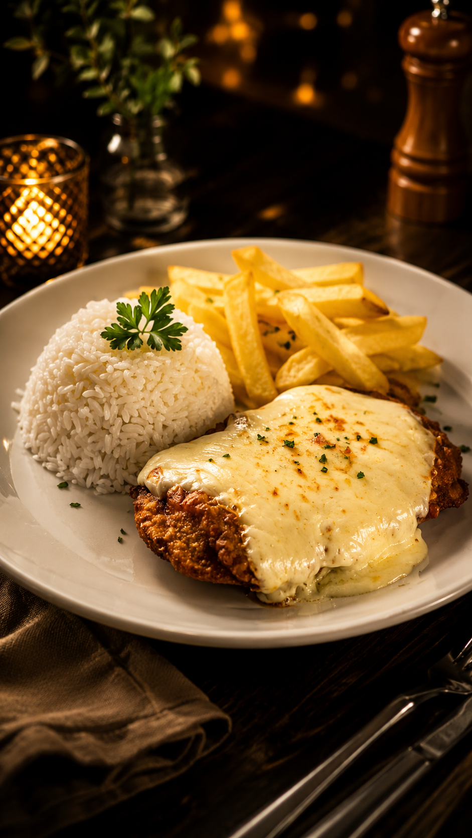 Filet de  Frango a Parmegiana